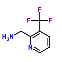 (3-(三氟甲基)吡啶-2-基)甲胺结构式