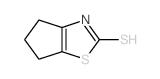 3,4,5,6-tetrahydrocyclopenta[d][1,3]thiazole-2-thione结构式