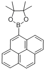 4-(4,4,5,5-四甲基-1,3,2-二氧杂环戊硼烷-2-基)芘结构式