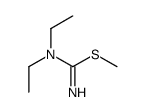 methyl N,N-diethylcarbamimidothioate Structure