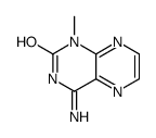 4-amino-1-methylpteridin-2-one Structure