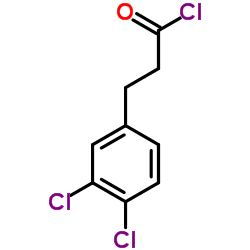 3-(3,4-Dichlorophenyl)propanoyl chloride结构式