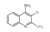 4-氨基-3-溴-2-甲基喹啉结构式