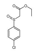 ETHYL 2-(4-CHLOROPHENYLSULFINYL)ACETATE structure
