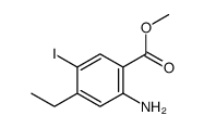 2-氨基-5-碘苯甲酸乙酯结构式