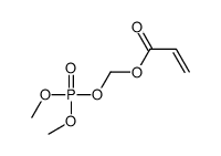 dimethoxyphosphoryloxymethyl prop-2-enoate Structure