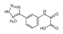 2-oxo-2-[3-(2H-tetrazol-5-yl)anilino]acetic acid,hydrate Structure