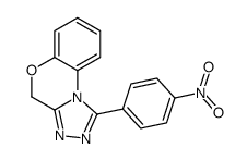 1-(4-nitrophenyl)-4H-[1,2,4]triazolo[3,4-c][1,4]benzoxazine Structure