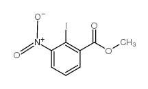 2-碘-3-硝基苯甲酸甲酯结构式