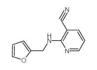 2-((Furan-2-ylmethyl)amino)nicotinonitrile Structure