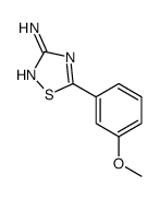 5-(3-甲氧基苯基)-1,2,4-噻二唑-3-胺结构式