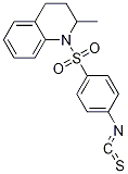 1-[(4-ISOTHIOCYANATOPHENYL)SULFONYL]-2-METHYL-1,2,3,4-TETRAHYDROQUINOLINE结构式