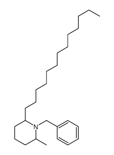 1-benzyl-2-methyl-6-tridecylpiperidine结构式