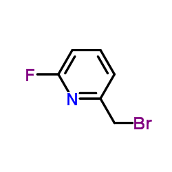 2-(溴甲基)-6-氟吡啶结构式