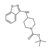 1-Boc-4-(Benzo[d]isothiazol-3-yl-amino)-piperidine结构式