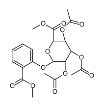 Methyl Salicylate β-D-O-Glucuronide Triacetate Methyl Ester structure