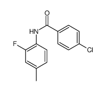 4-Chloro-N-(2-fluoro-4-methylphenyl)benzamide structure