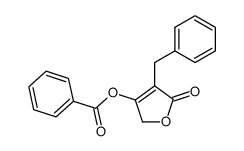4-benzoyloxy-3-benzyl-5H-furan-2-one Structure