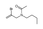 N-(2-bromoprop-2-enyl)-N-butylacetamide结构式