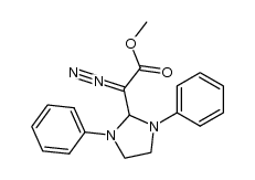 (1,3-Diphenylimidazolidin-2-yl)-diazoessigsaeure-methylester结构式