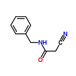 N-苄基-2-氰基乙酰胺结构式