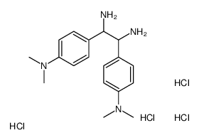 (1S,2S)-1,2-双(4-二甲氨基苯基)乙二胺四盐酸盐结构式