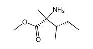 D-Alloisoleucine, 2-methyl-, methyl ester (9CI)结构式