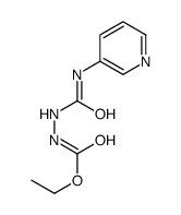 乙基3-(3-吡啶基氨基甲酰)肼基甲酸酯结构式