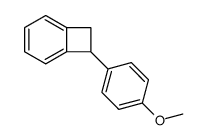7-(4-methoxyphenyl)bicyclo[4.2.0]octa-1,3,5-triene结构式