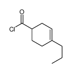3-Cyclohexene-1-carbonyl chloride, 4-propyl- (9CI)结构式