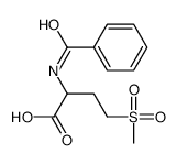 2-苯甲酰基氨基-4-甲基磺酰基丁酸结构式