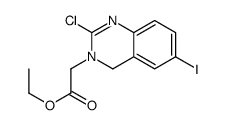 2-(2-氯-6-碘喹唑啉-3(4h)-基)乙酸乙酯结构式