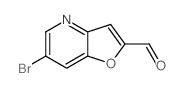 6-溴呋喃[3,2-b] 吡啶-2-甲醛结构式