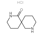 2,8-二氮杂螺[5.5]十一烷-1-酮盐酸盐结构式
