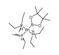 [Rh{B(pinacolato)2}(PEt3)3]结构式