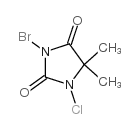 3-溴-1-氯-5,5-二甲基海因结构式