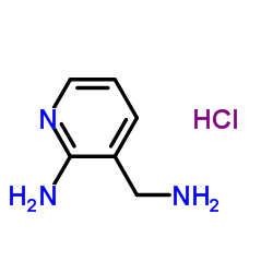 3-(aminomethyl)pyridin-2-amine hydrochloride Structure