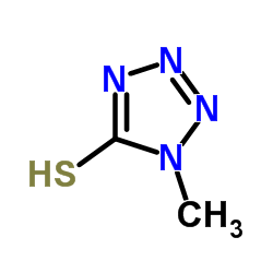 5-mercapto-1-methyltetrazole Structure