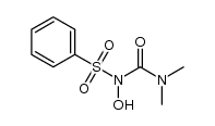N-hydroxy-N-((N',N'-dimethyl)carbamoyl)-benzenesulfonamide结构式