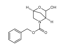 (1S,4S)-N-Cbz-6-(R/S)-hydroxy-5-oxa-2-aza-bicyclo[2.2.1]heptane结构式