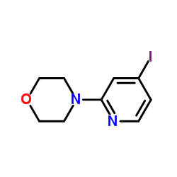 4-Iodo-2-(morpholino)pyridine Structure
