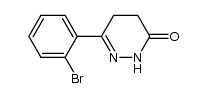 6-(2-bromophenyl)-4,5-dihydropyridazin-3(2H)-one结构式