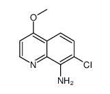 7-chloro-4-methoxyquinolin-8-amine Structure