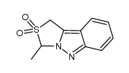 3-methyl-1,3-dihydrothiazolo[3,4-b]indazole-2,2-dioxide Structure