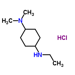 N'-Ethyl-N,N-dimethyl-1,4-cyclohexanediamine hydrochloride (1:1) Structure