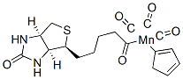 biotinylcyclopentadienylmanganese tricarbonyl Structure