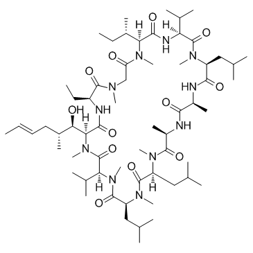 (melle-4)环孢素结构式