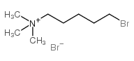 5-溴-N,N,N-三甲基戊烷-1-溴化铵结构式
