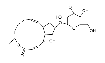 7-O-(galactosyl)brefeldin A Structure