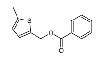 (5-methylthiophen-2-yl)methyl benzoate Structure